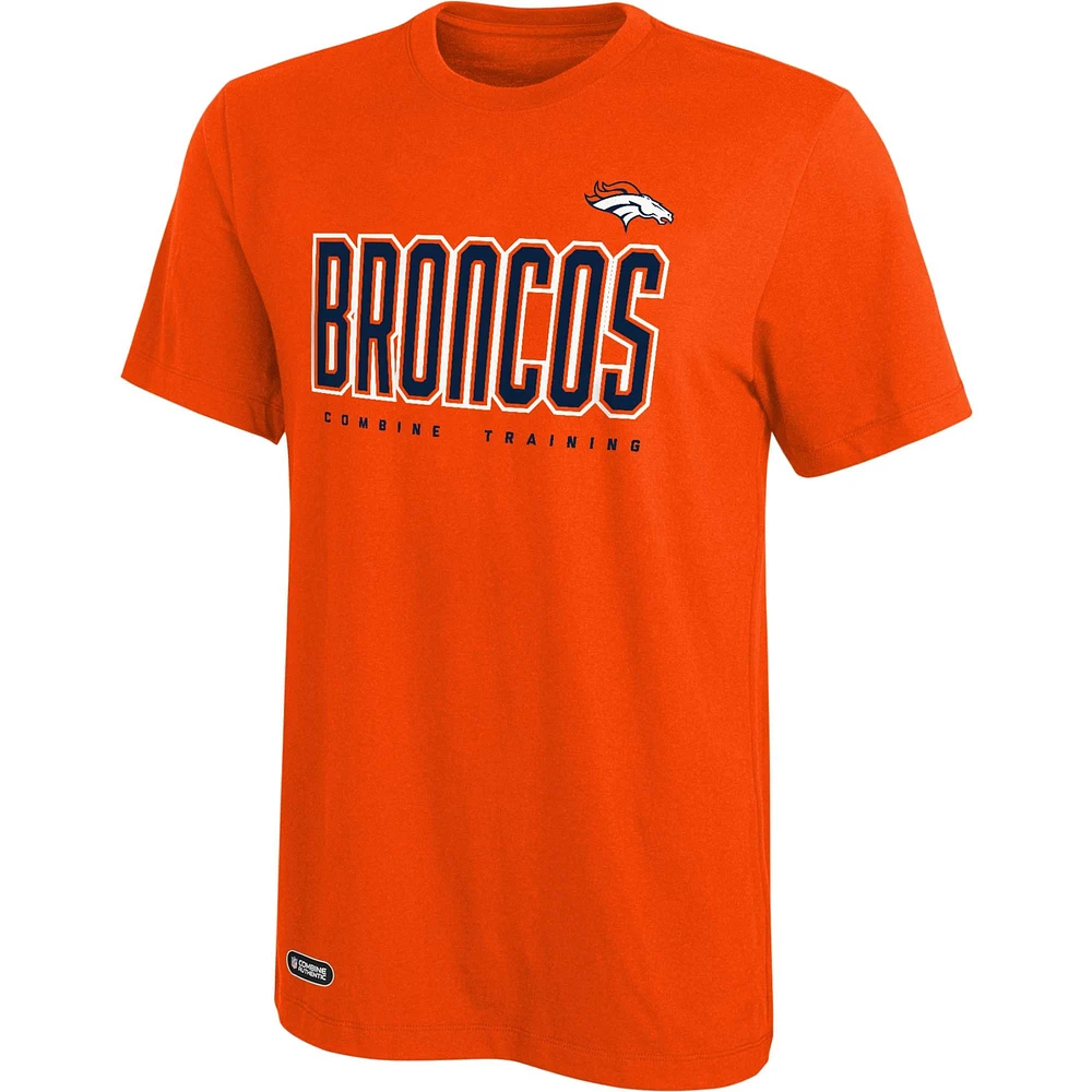 T-shirt Prime Time Denver Broncos orange pour homme