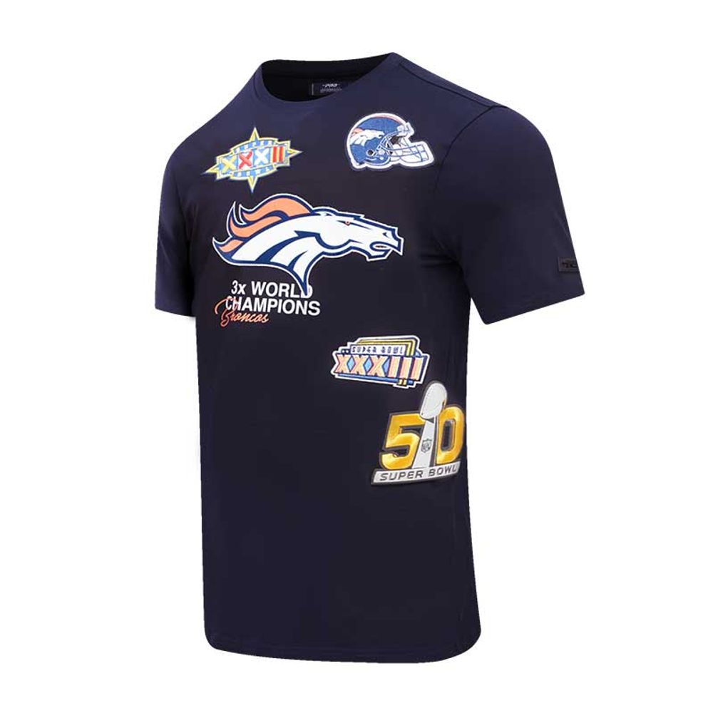 Men's Pro Standard Navy Denver Broncos Championship T-Shirt