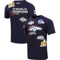 Men's Pro Standard Navy Denver Broncos Championship T-Shirt