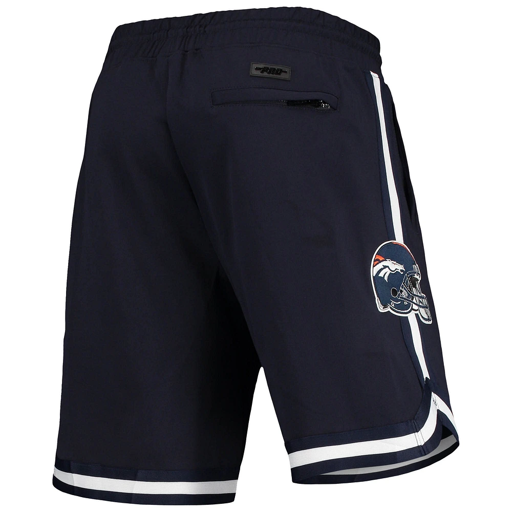 Short Pro Standard bleu marine Denver Broncos Core pour hommes