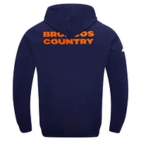 Men's Pro Standard Navy Denver Broncos Frozen Pullover Hoodie