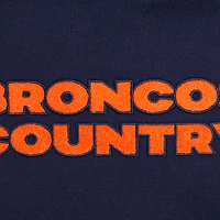 Men's Pro Standard Navy Denver Broncos Frozen Pullover Hoodie