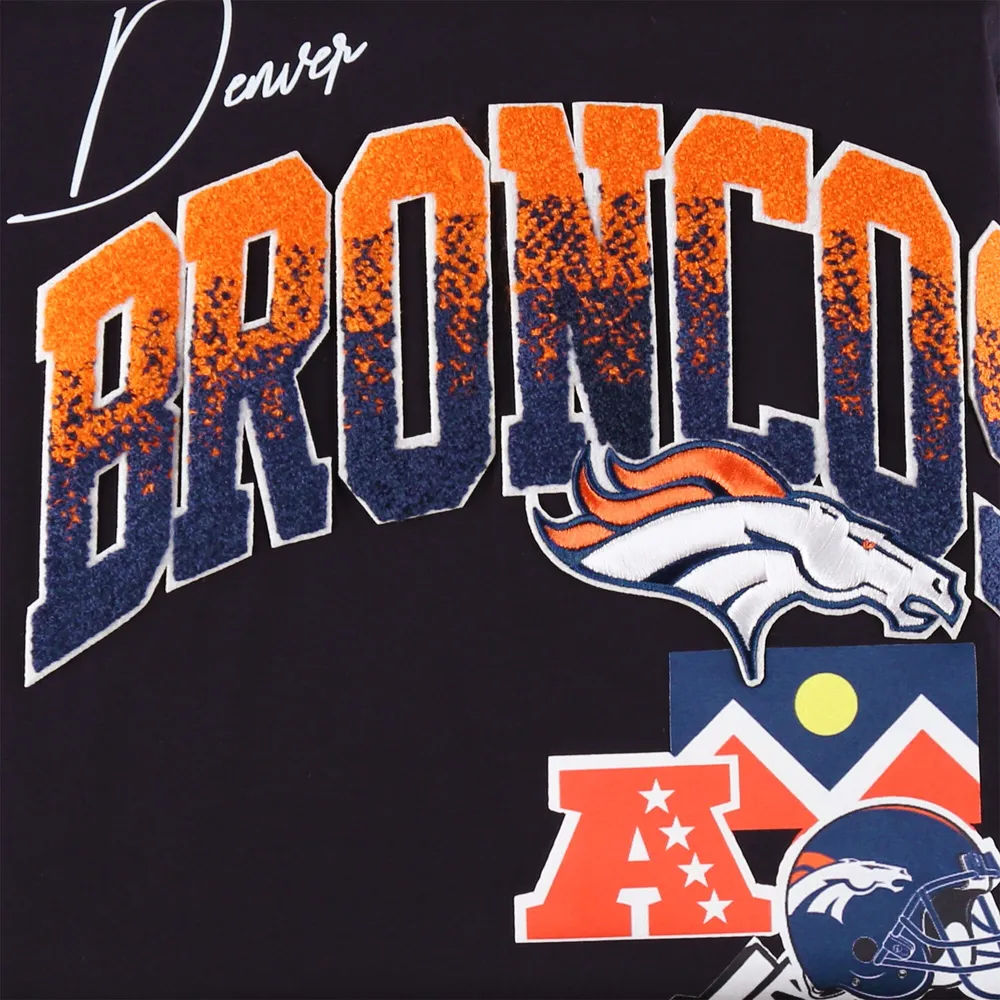Men's Pro Standard Navy Denver Broncos Hometown Collection T-Shirt