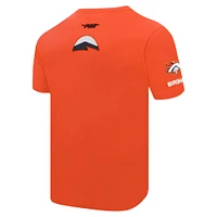 Men's Pro Standard Orange Denver Broncos Frozen Single Jersey T-Shirt