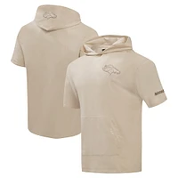 Sweat à capuche manches courtes pour homme Pro Standard Tan Denver Broncos Neutrals Capsule