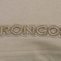 Men's Pro Standard Tan Denver Broncos Neutrals Capsule Short Sleeve Pullover Hoodie