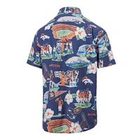 Men's Reyn Spooner Navy Denver Broncos Scenic Button-Down Shirt