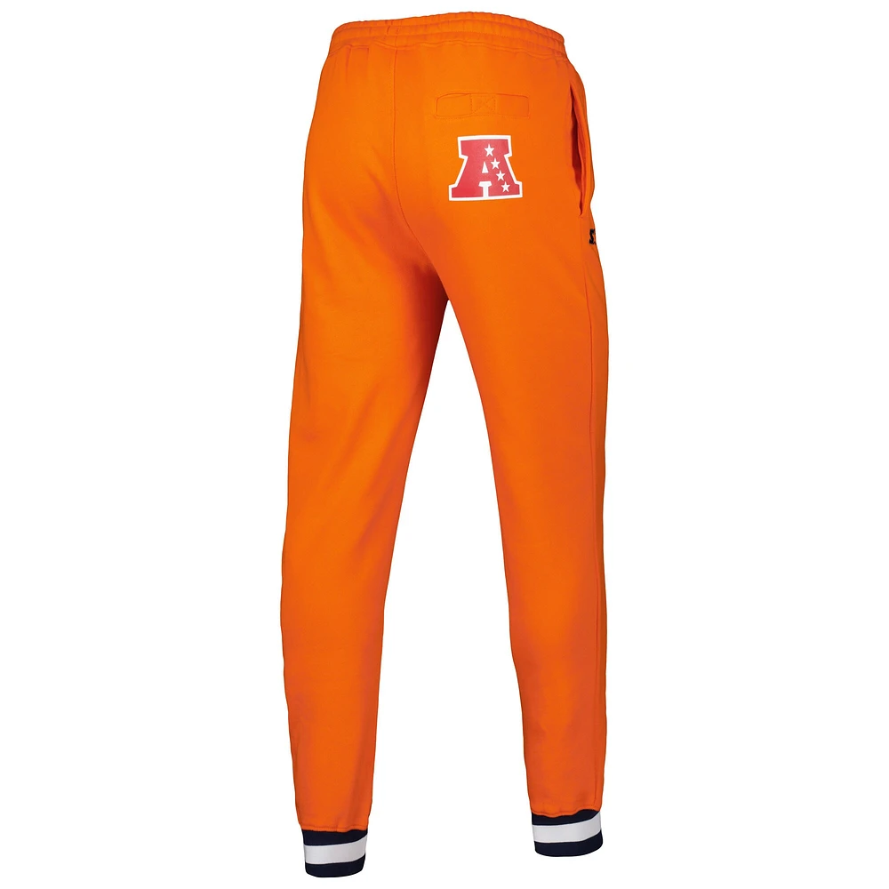 Pantalon de jogging en polaire Blitz Denver Broncos Starter orange pour homme