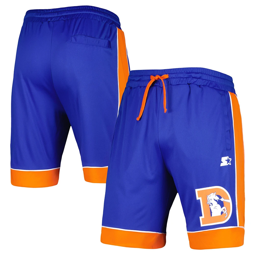 Short pour homme Starter Royal Denver Broncos Throwback Fan Favourite