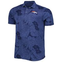 Men's Tommy Bahama Navy Denver Broncos Big & Tall Miramar Blooms Polo