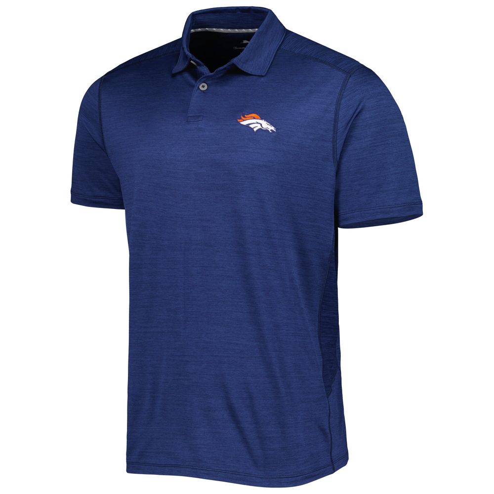 Men's Tommy Bahama Navy Denver Broncos Delray Frond IslandZone Polo