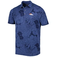 Men's Tommy Bahama Navy Denver Broncos Miramar Blooms Polo
