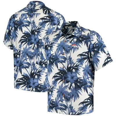 Lids New York Yankees Tommy Bahama Sport Harbor Island Hibiscus Short  Sleeve Button-Up Shirt - Navy