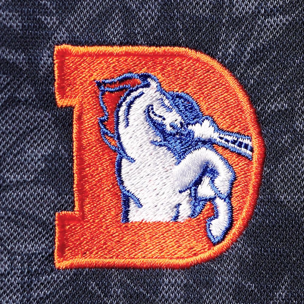 Tommy Bahama Men's Tommy Bahama Navy Denver Broncos Throwback Sport  Palmetto Palms Polo