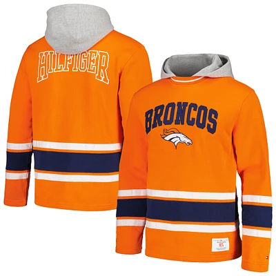 Men's Tommy Hilfiger Orange Denver Broncos Ivan Fashion Pullover Hoodie