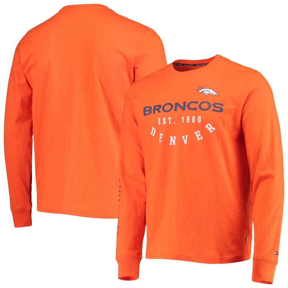 Lids Denver Broncos Tommy Hilfiger Peter Long Sleeve T-Shirt - Orange Green Tree Mall