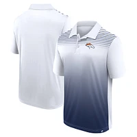 Men's White/Navy Denver Broncos Sandlot Game Polo