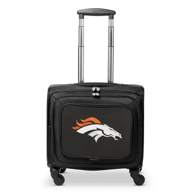 Denver Broncos MOJO 14'' Laptop Overnighter Wheeled Bag- Black