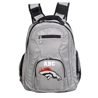 Denver Broncos MOJO Personalized Premium Laptop Backpack