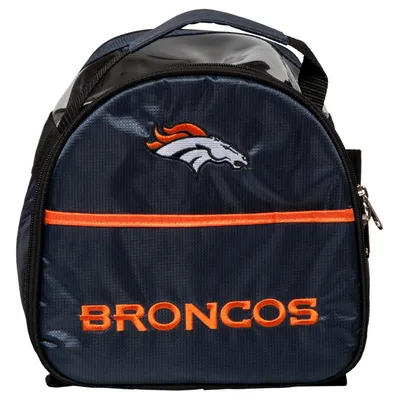 Denver Broncos Single Ball Bowlilng Bag - Navy