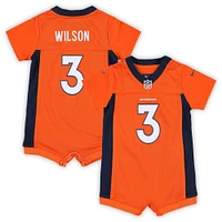 Newborn & Infant Nike Russell Wilson Orange Denver Broncos Game Romper Jersey