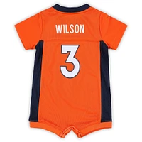 Newborn & Infant Nike Russell Wilson Orange Denver Broncos Game Romper Jersey