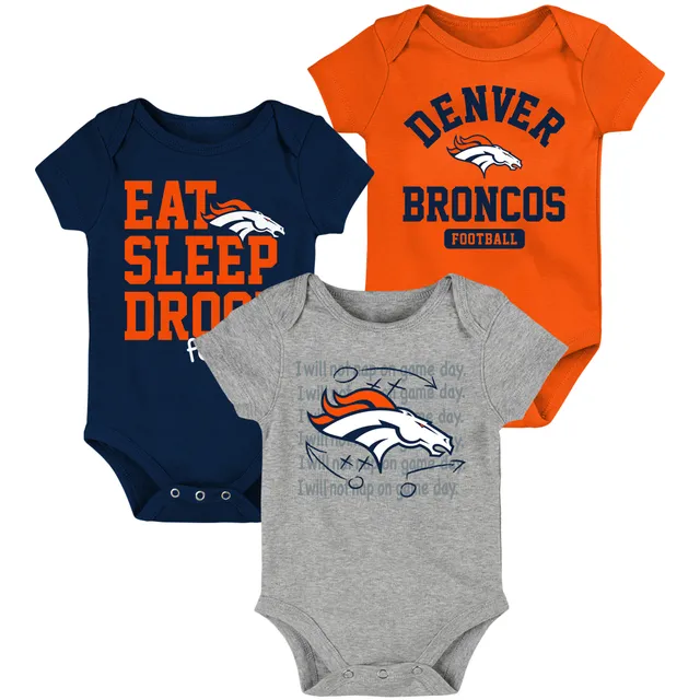 Infant Navy/Red/Heathered Gray New England Patriots 3-Pack