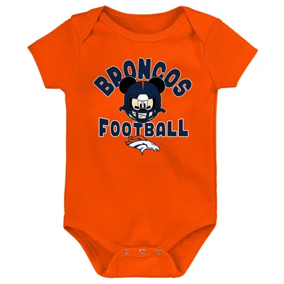 Denver Broncos Newborn & Infant Disney Lil Champ Bodysuit - Orange