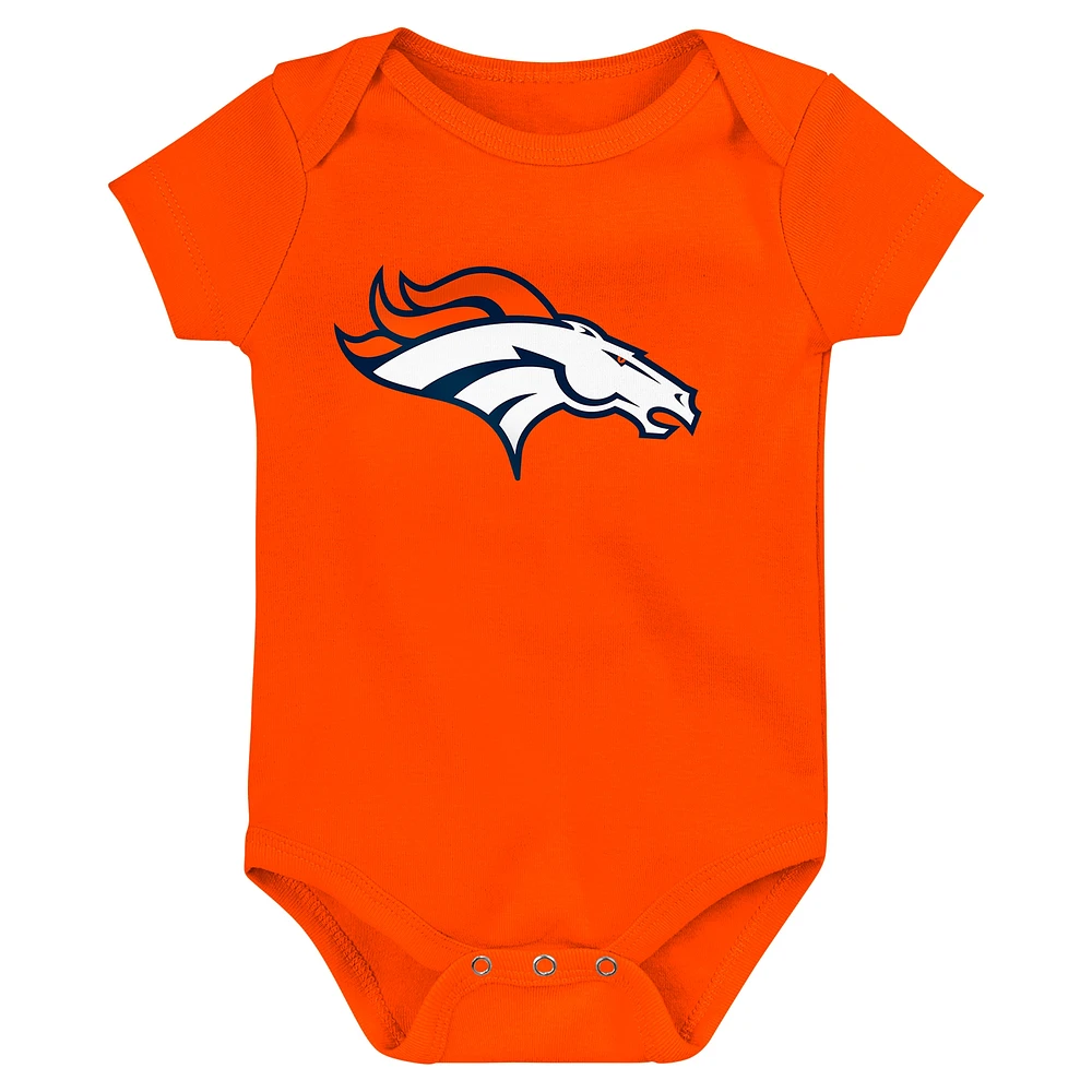 Newborn & Infant Orange Denver Broncos Team Logo Bodysuit