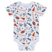 Newborn & Infant WEAR by Erin Andrews Denver Broncos Three-Piece Turn Me Around Bodysuits Pant Set