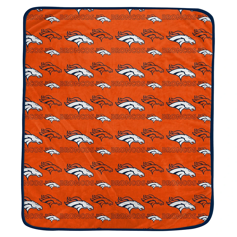 Pegasus Denver Broncos 60” x 70” Home & Away Two-Piece Blanket Set