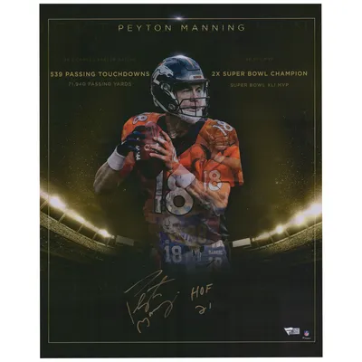 Peyton Manning Tennessee Volunteers Autographed 16 x 20 White Passing  Photograph