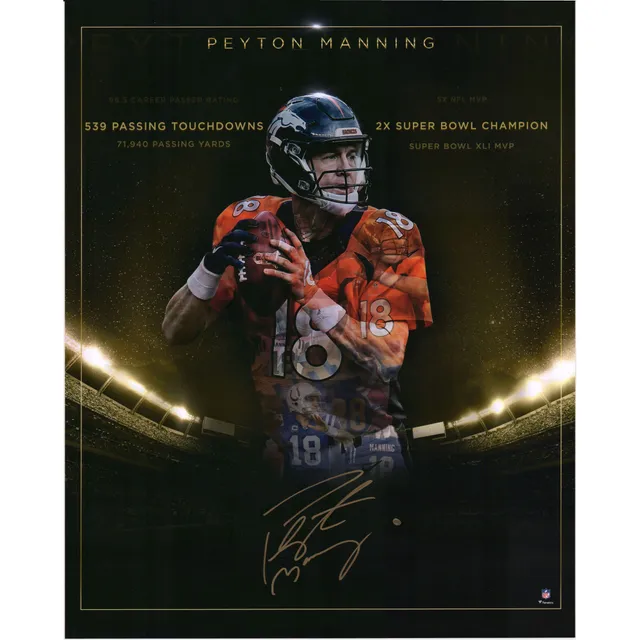 Archie Manning Eli Manning & Peyton Manning Multi-Signed Riddell