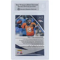 Peyton Manning Denver Broncos Autographed 2019 Panini Spectra Orange Ink #72 #/99 Beckett Fanatics Witnessed Authenticated Card