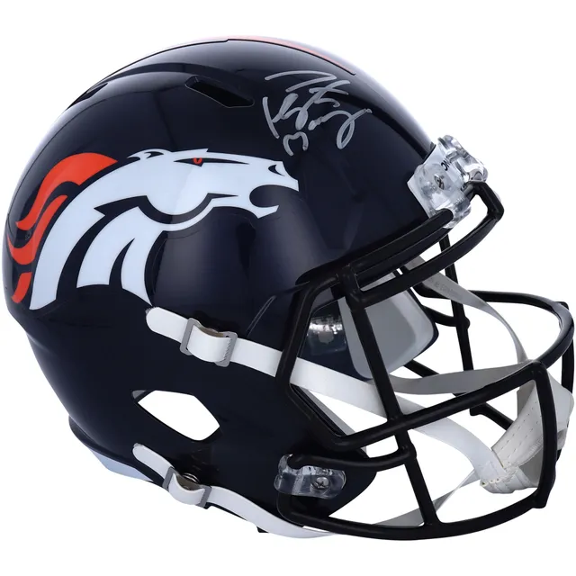 Peyton Manning Signed Black Eclipse Alternate Denver Broncos Mini