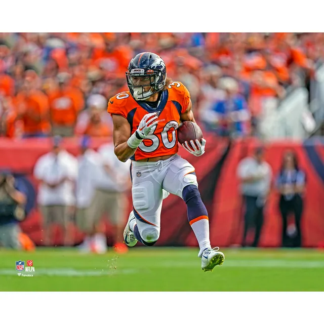 Justin Simmons Denver Broncos Unsigned Running Photograph