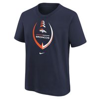 Preschool Nike Navy Denver Broncos Icon Wordmark - T-Shirt