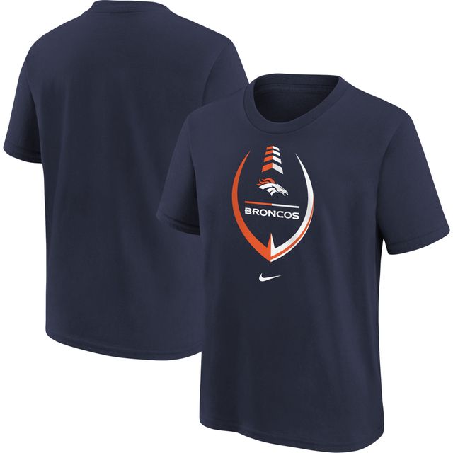 Préscolaire Nike Denver Broncos Icon Wordmark bleu marine - T-shirt