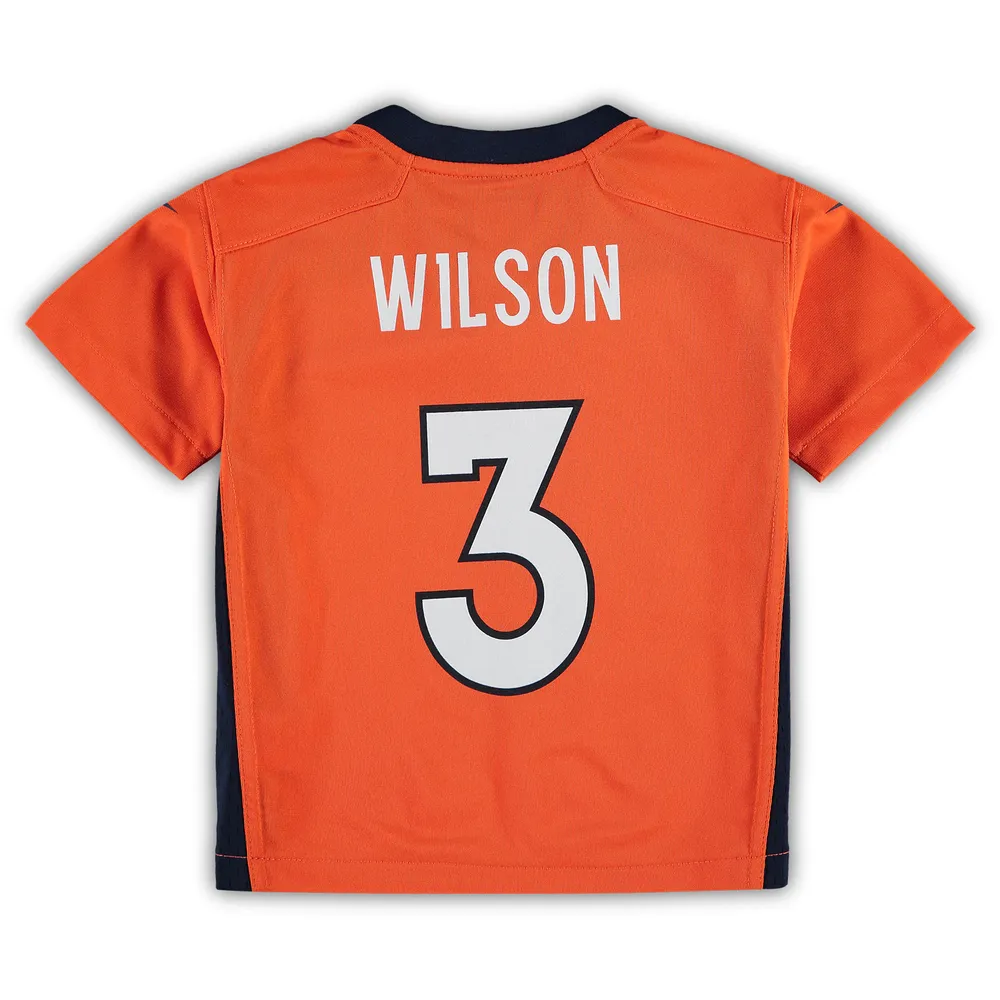 Preschool Nike Russell Wilson Orange Denver Broncos Game Jersey