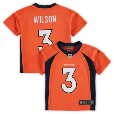 Preschool Nike Russell Wilson Orange Denver Broncos Game Jersey