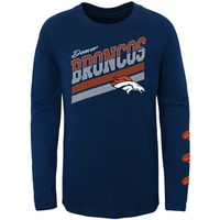 Outerstuff Preschool Orange/Navy Denver Broncos Game Day T-Shirt Combo Set