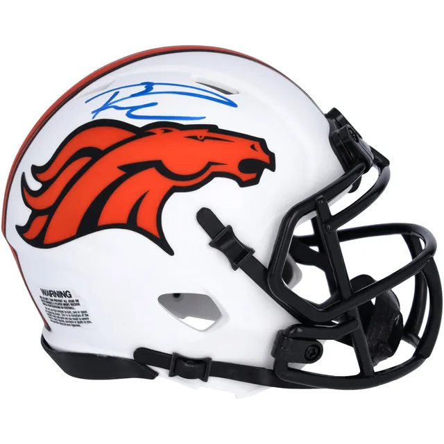 Russell Wilson Denver Broncos Autographed Riddell Lunar Eclipse Alternate Speed Flex Authentic Helmet