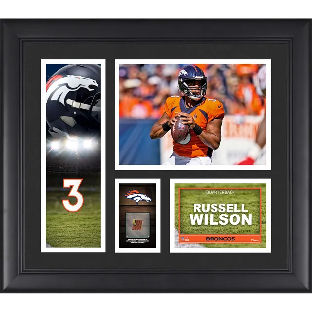 Russell Wilson Autographed Denver Broncos Jersey Framed