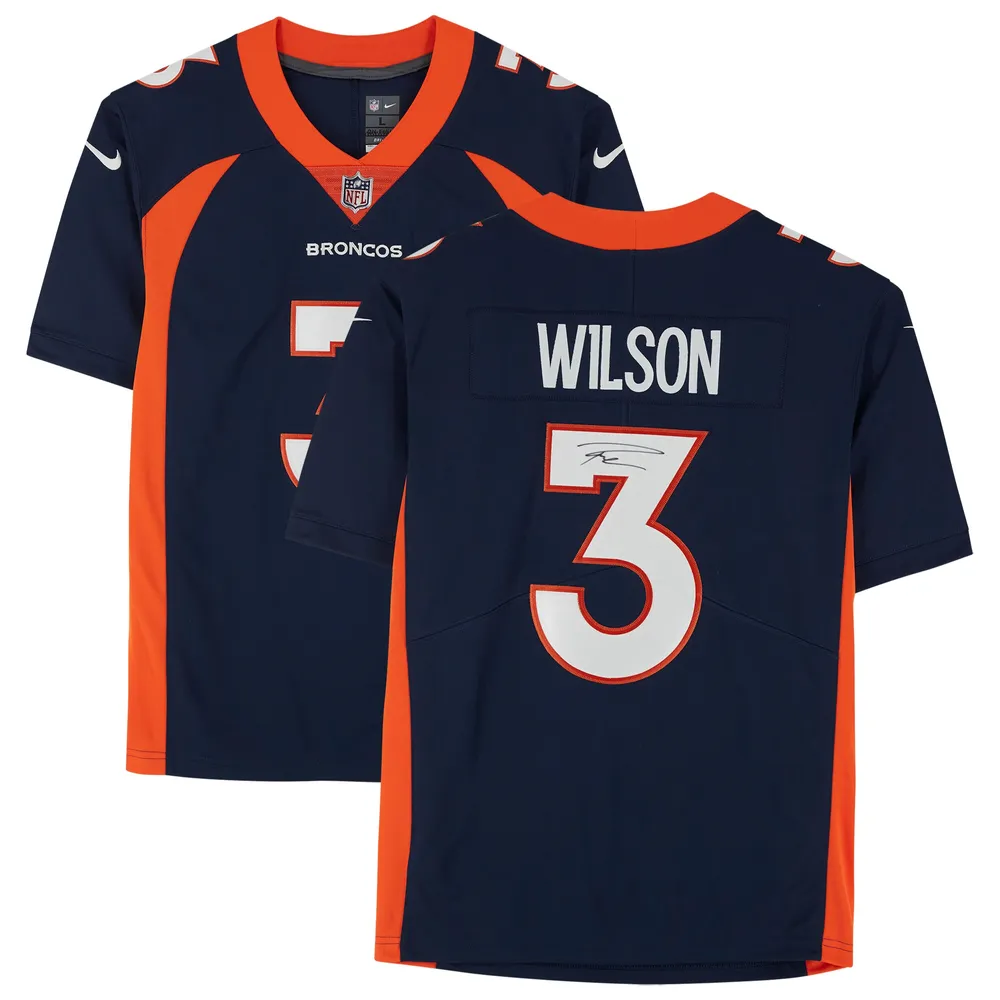 Lids Russell Wilson Denver Broncos Fanatics Authentic Autographed Nike  Limited Jersey