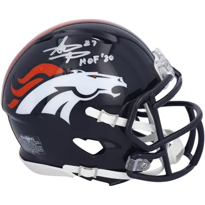 Peyton Manning Denver Broncos Autographed Riddell Speed Mini Helmet with  HOF 21 Inscription