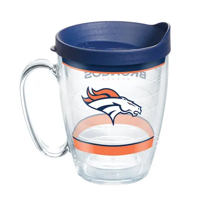 Denver Broncos 16oz. Colorblock Stainless Steel Curved Tumbler