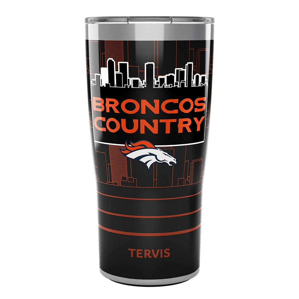 Tervis Denver Broncos 20oz. Gobelet en acier inoxydable avec couvercle coulissant Broncos Country