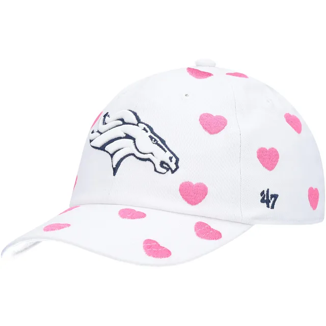 Girls Youth Pink Denver Broncos Structured Adjustable Hat