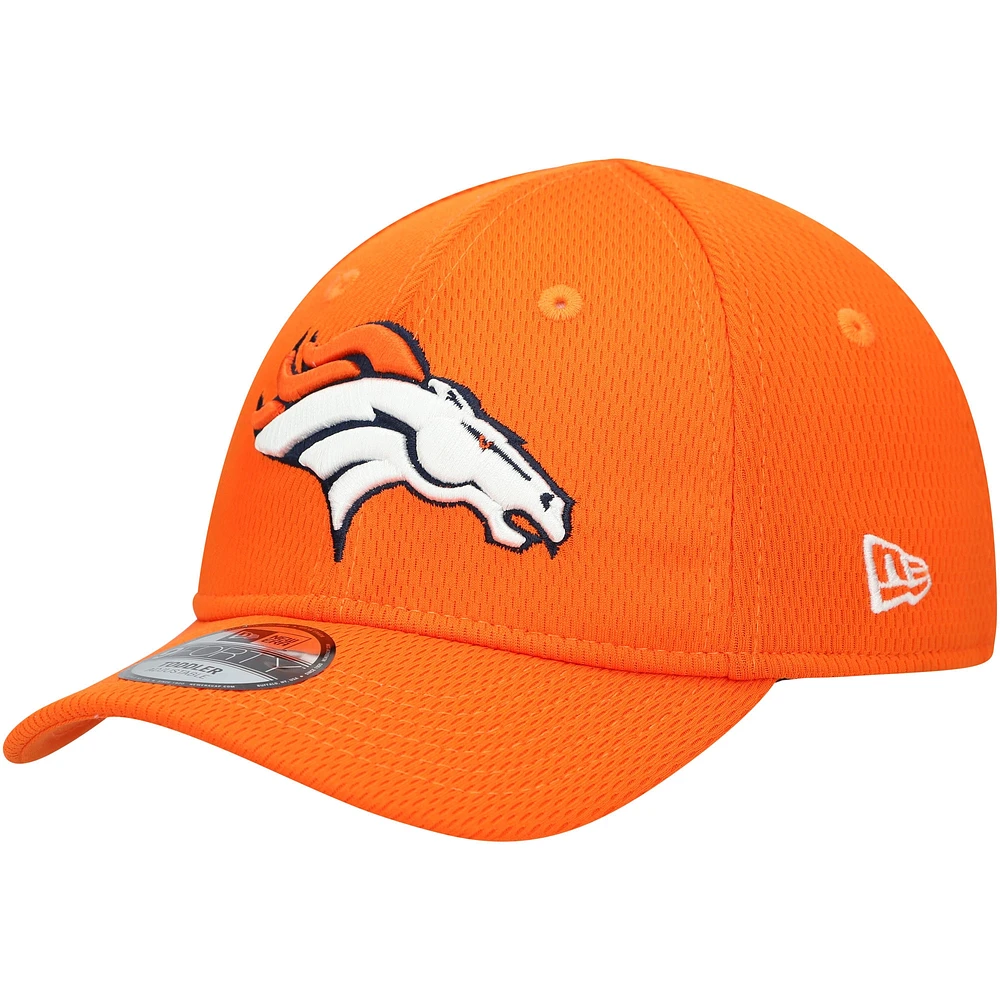 Casquette ajustable Main 9FORTY Orange Denver Broncos New Era pour tout-petit