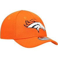 Casquette ajustable Main 9FORTY Orange Denver Broncos New Era pour tout-petit
